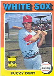 1975 Topps Baseball Cards      299     Bucky Dent